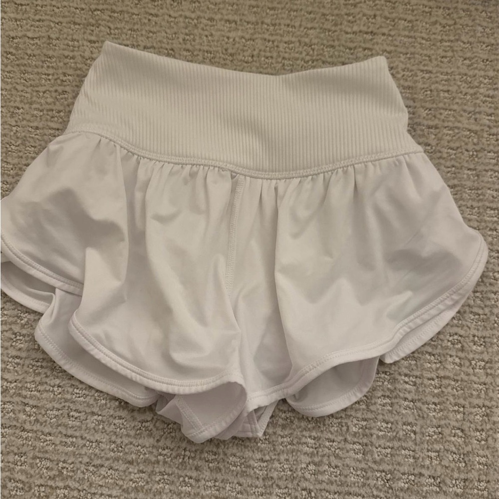 FP Movement by Free People White Athletic Shorts